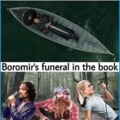Boromir's funeral in the book