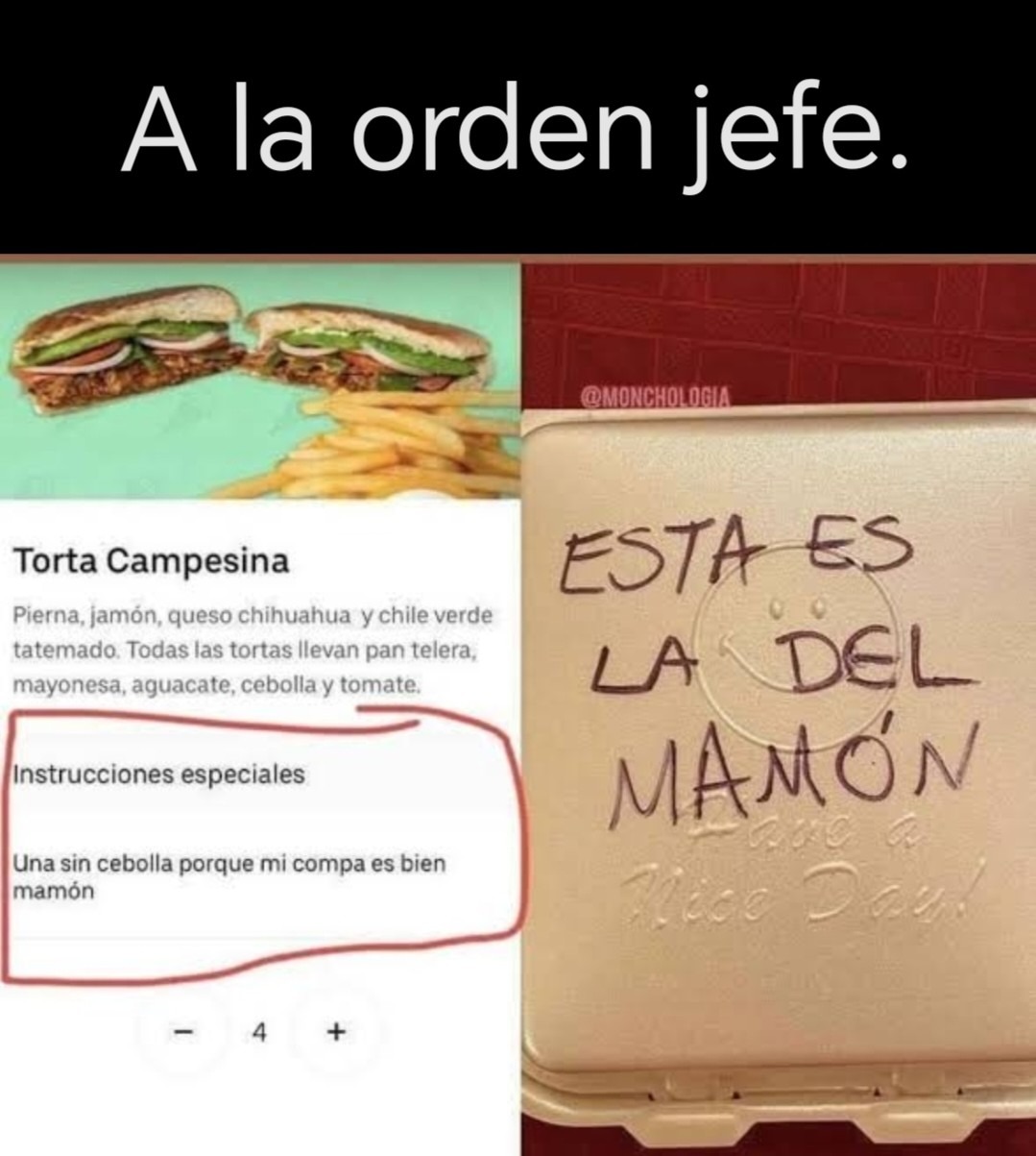 Al cliente lo que pida - meme