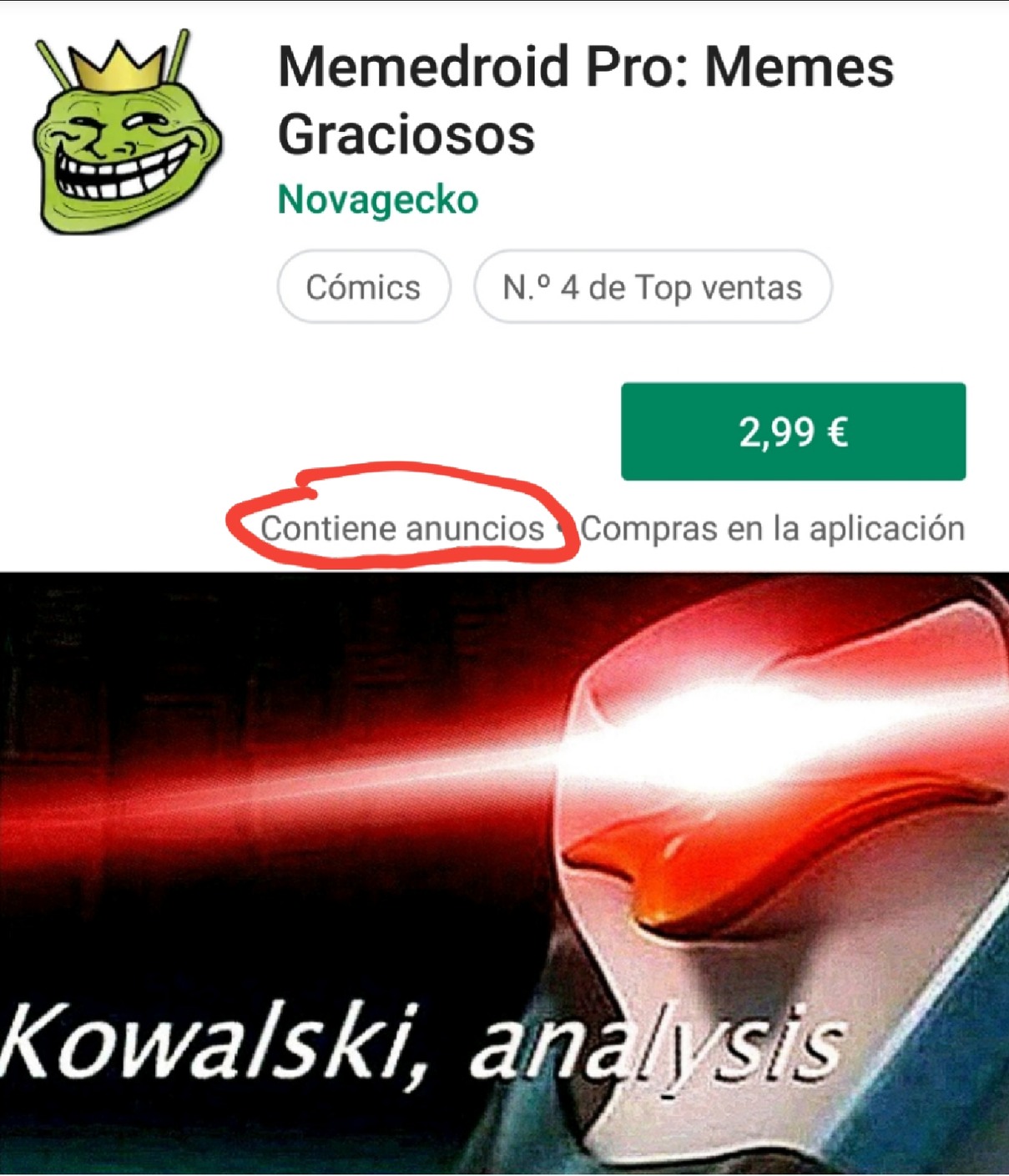 Es el 4° en ventas  - meme