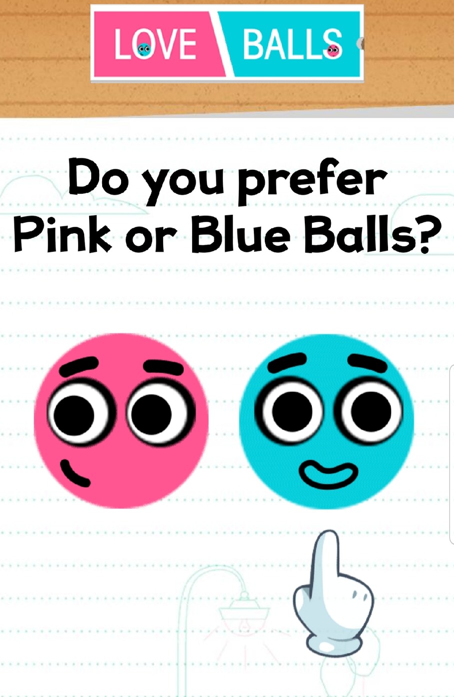 Who the hell prefers blue balls - meme