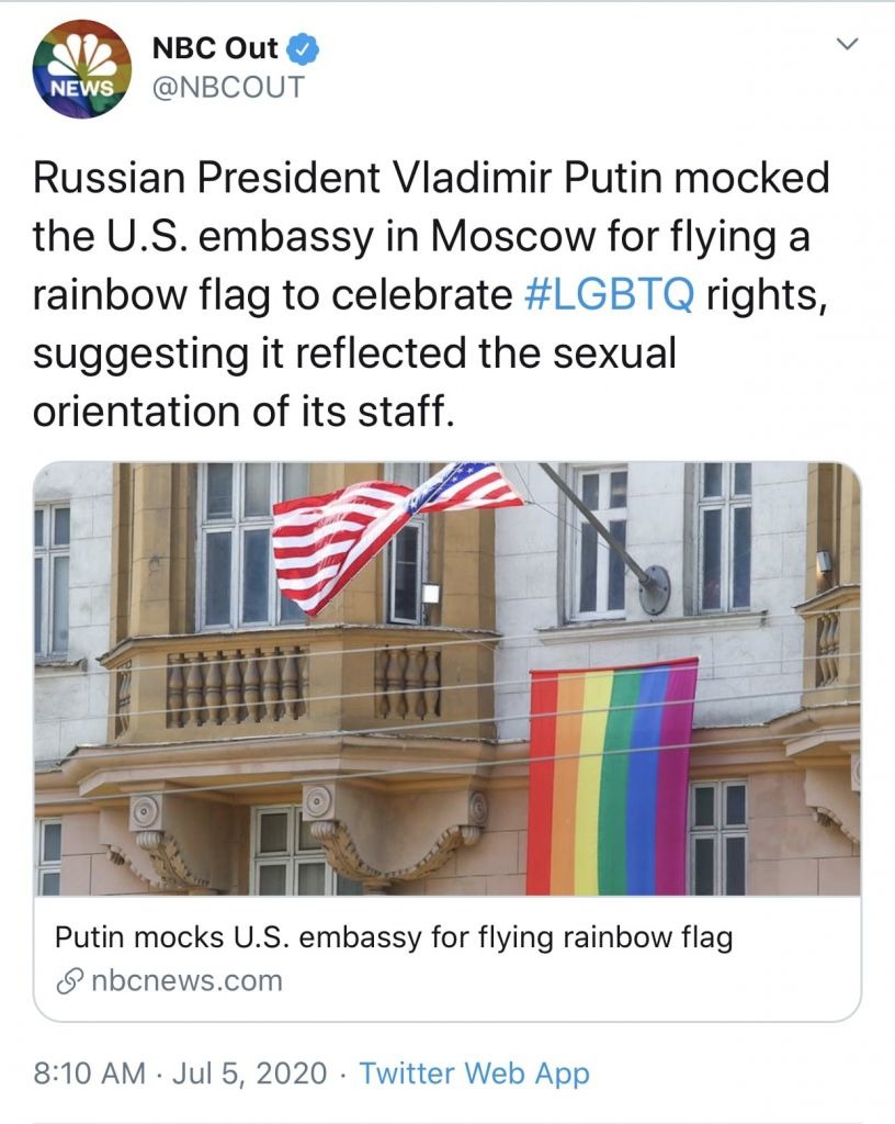 That's a pretty funny way of calling the US gay - meme