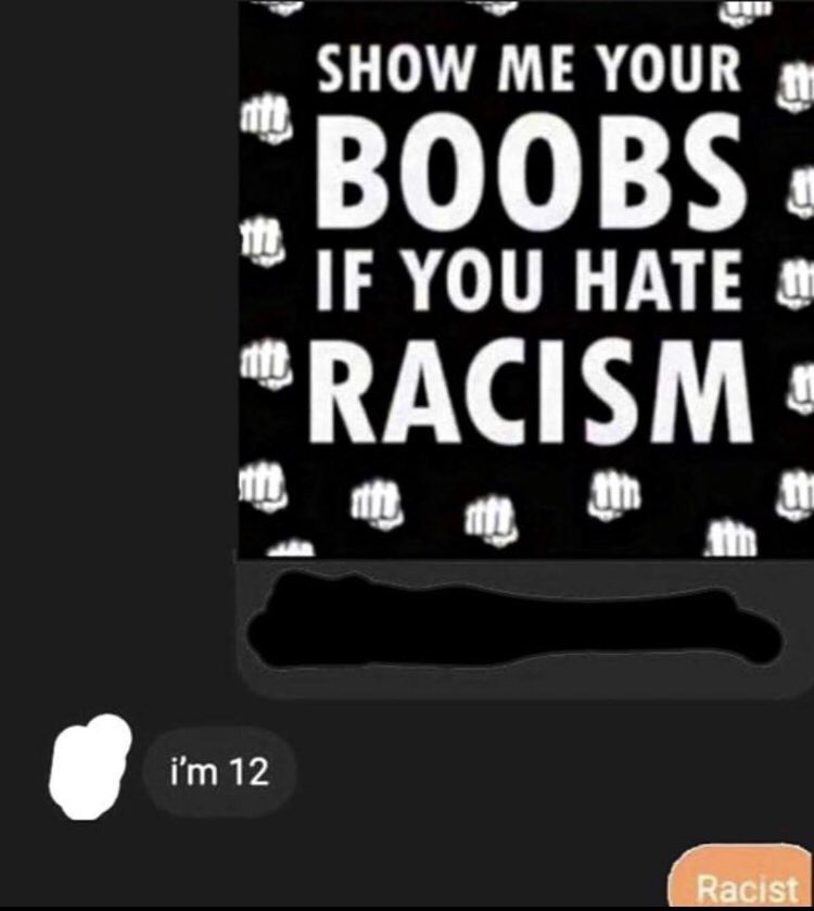 Racista la chica - meme