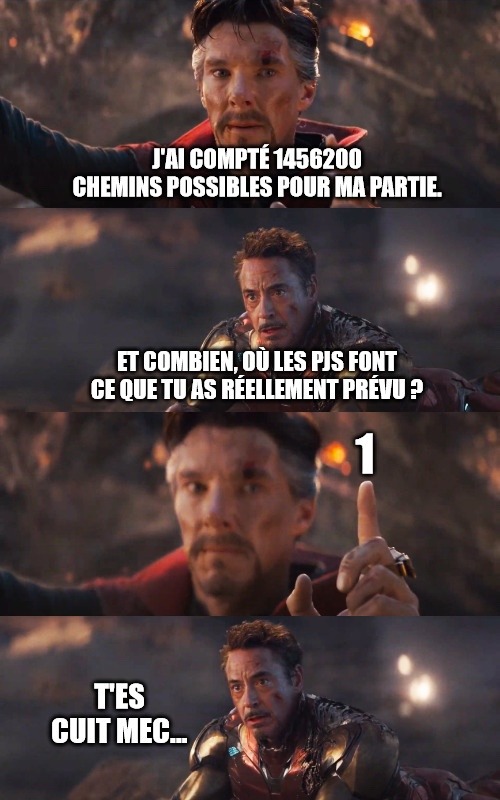 les PJs toujours à s’égarer - meme