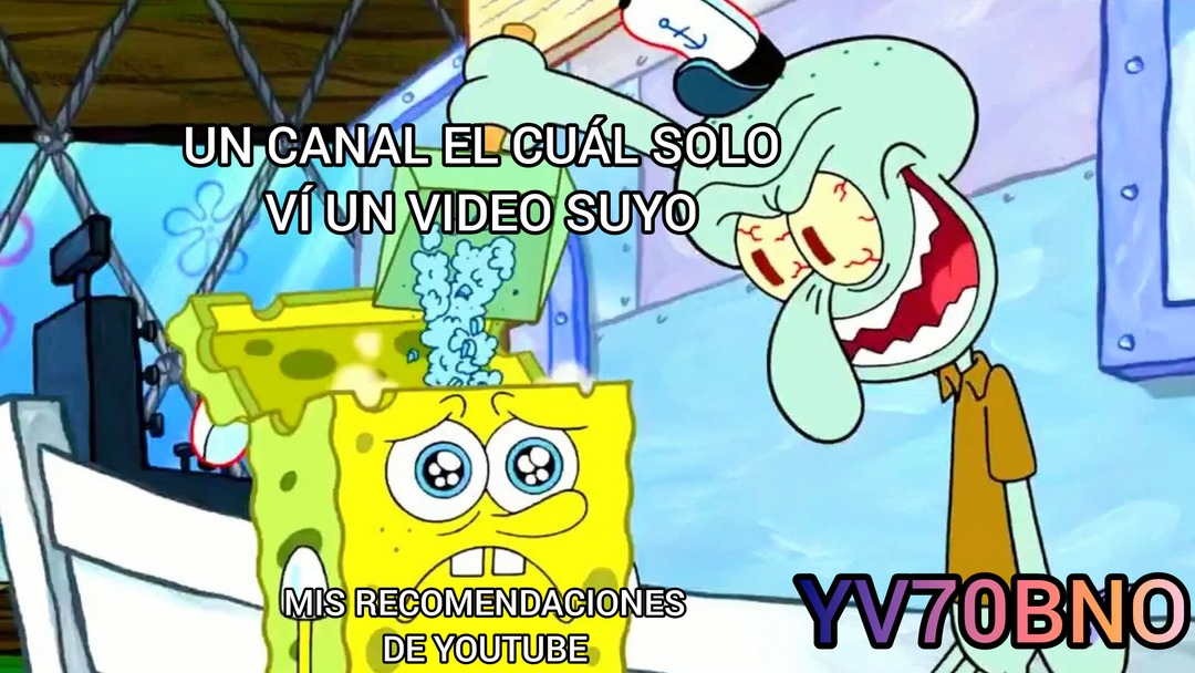 Recomendaciones de yt - meme