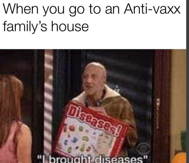 anti vaxxers been pretty quiet lately - meme