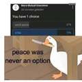 peace bad