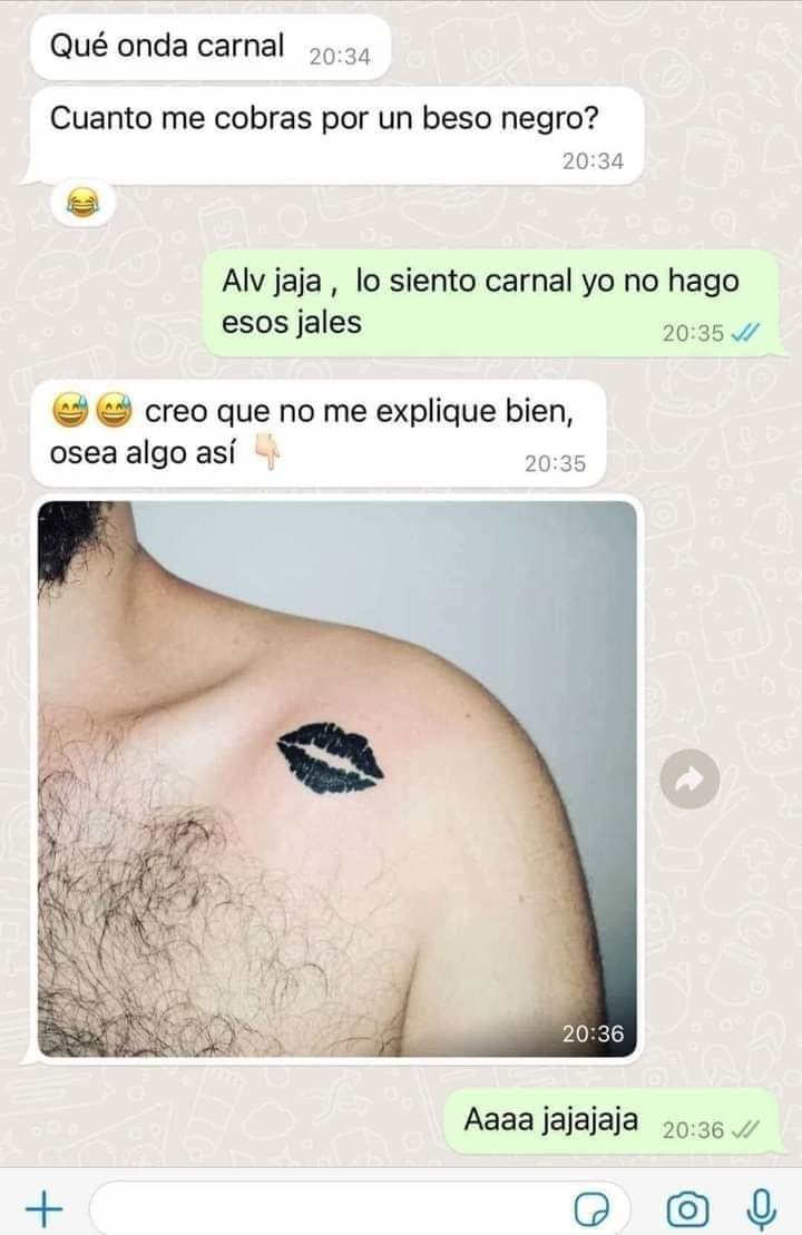 Memes del beso negro