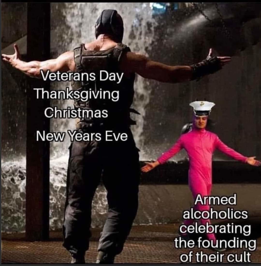 Let's start with Veterans Day - meme