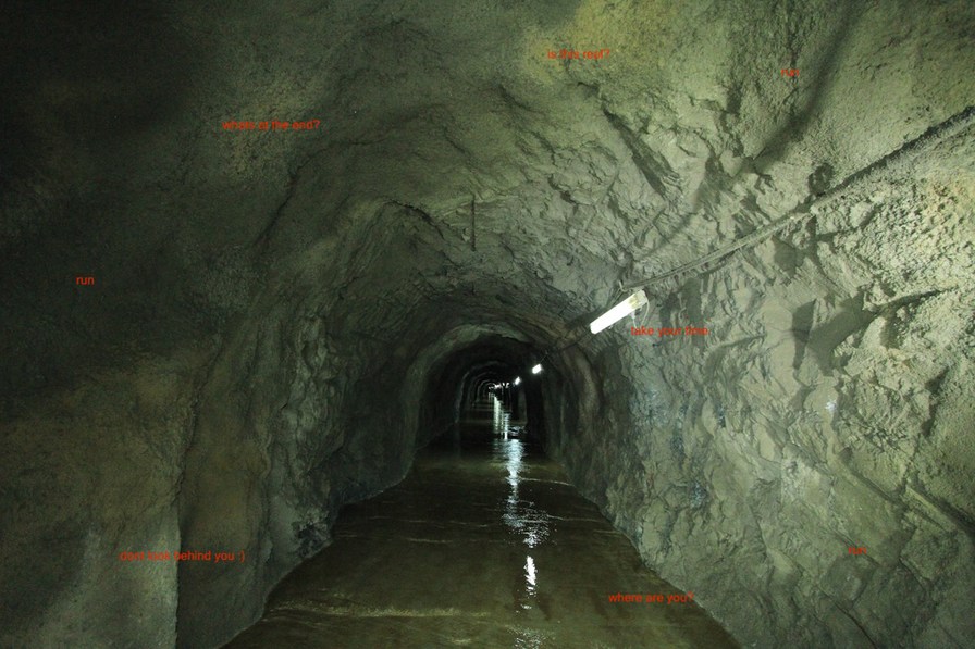dark tunnel - meme
