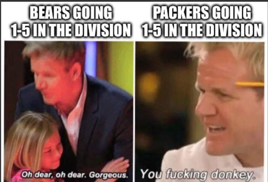 Bears vs Packers meme