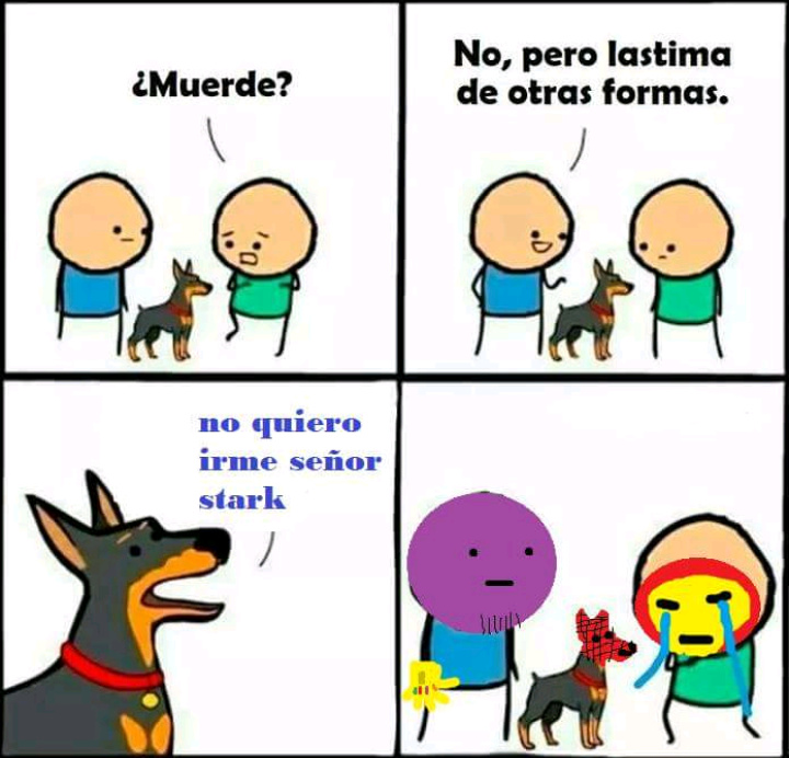 Eso me dolio, que sad - meme
