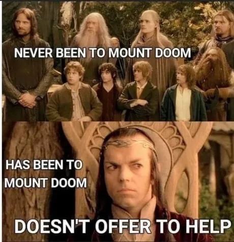 Mount doom - meme