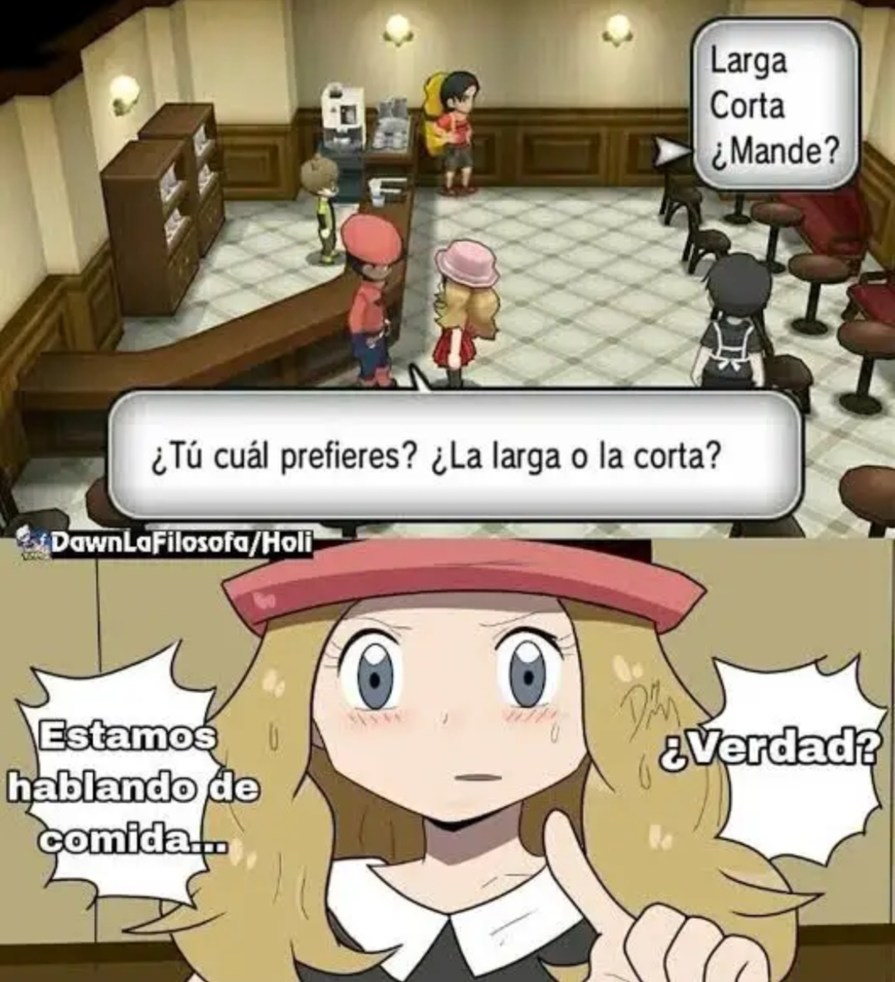 En todos los juegos de pokemon hay diálogo de doble sentido - meme