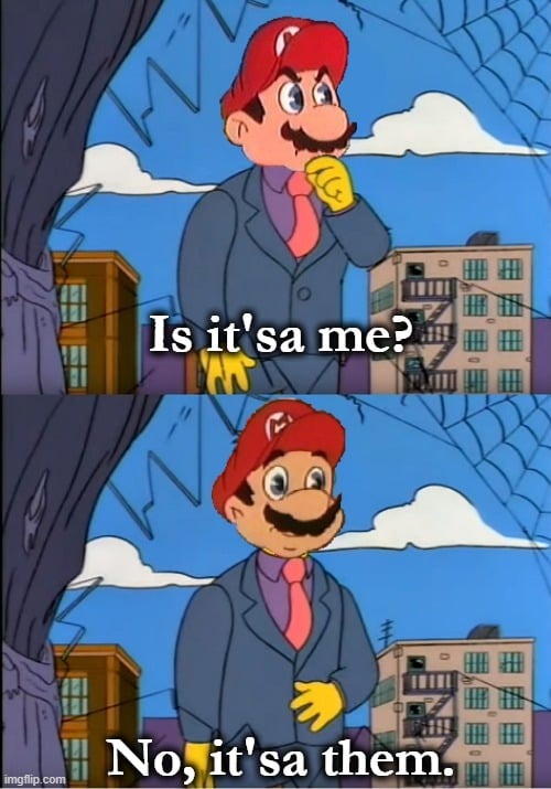 Mario Skinner Parody - meme