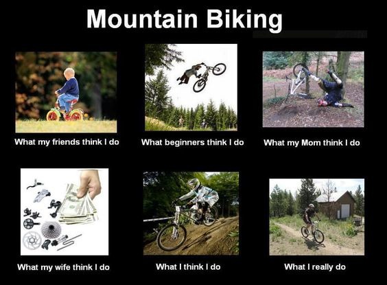 Mountain Biking - meme