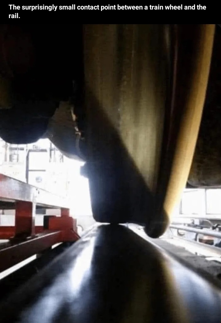 Less rolling friction plus it helps with handling curves - meme