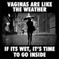Or wear a rainjacket