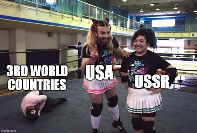 USA is a trannie - meme
