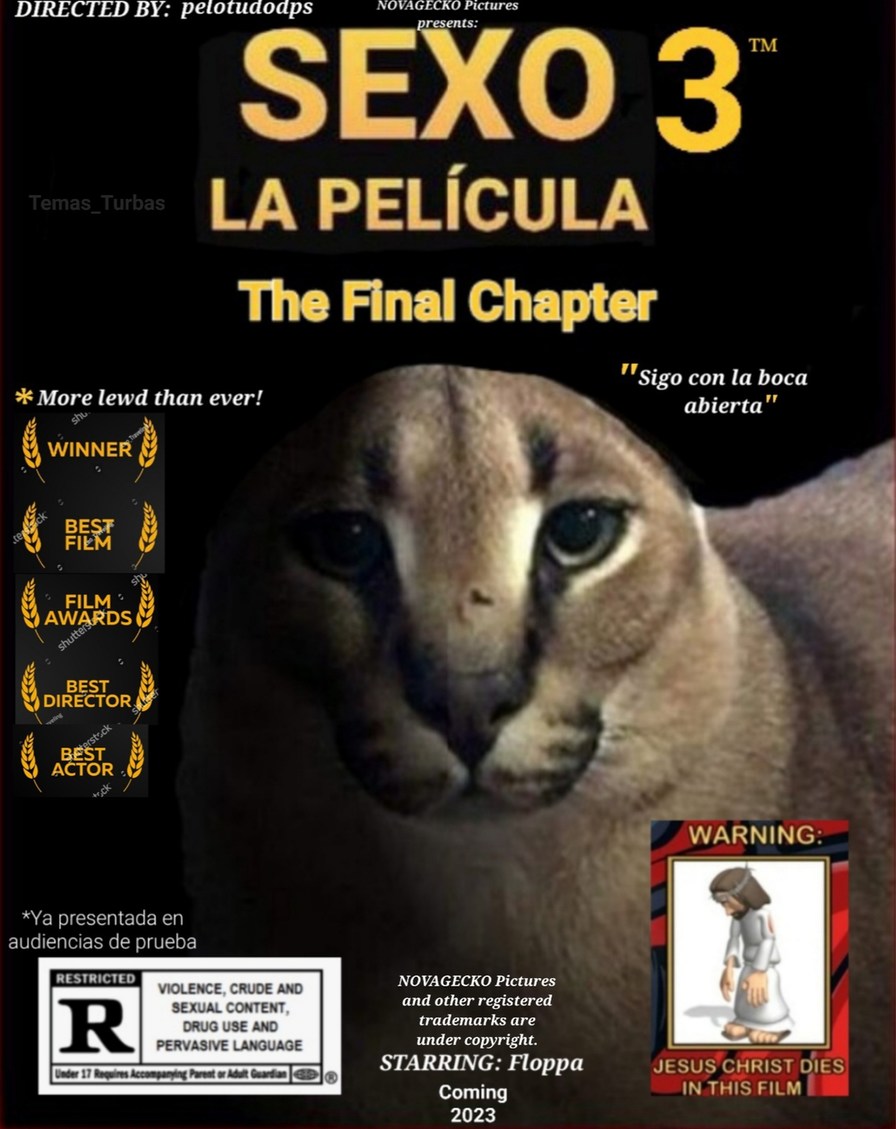Poster oficial de Sexo 3 La Película: The Final Chapter. ¡Ve a verla en cines a finales de este año, 2023! #Sexo3LaPelícula - meme