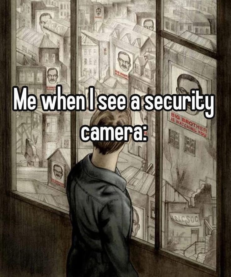 Me the second I see a security cam like I’m in Ocean’s Eleven - meme