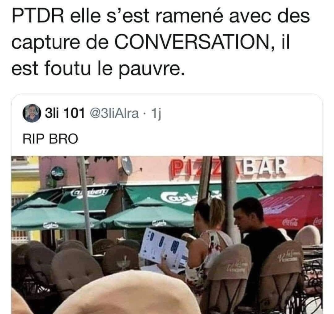 Elle a sorti les screens gros - meme