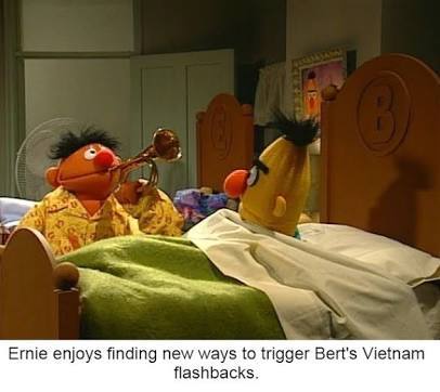 Bert and Ernie at it again - meme