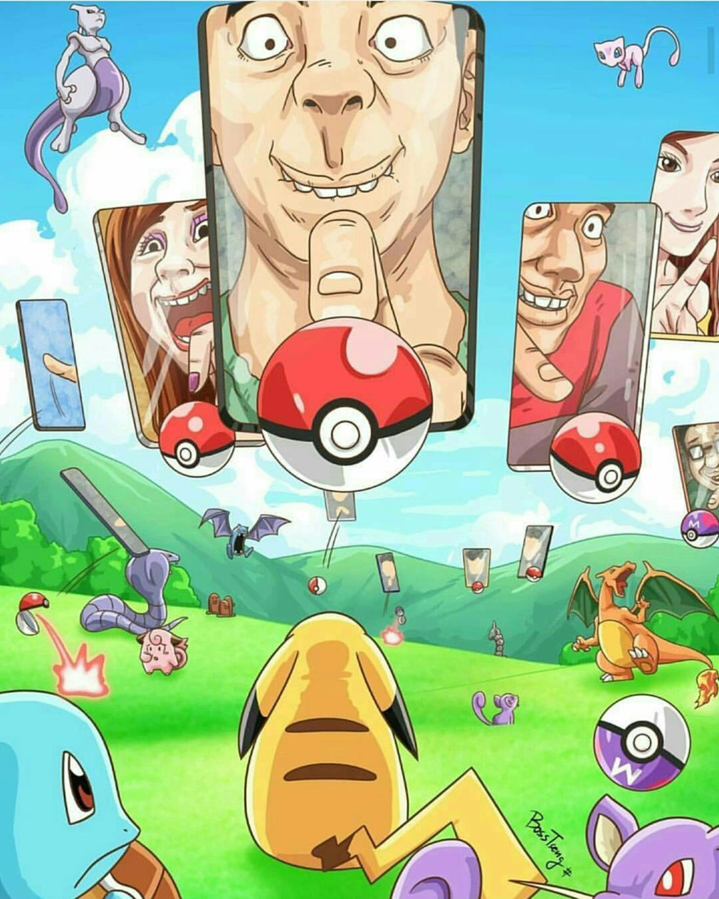 PokemonGO vu des pokemons - meme