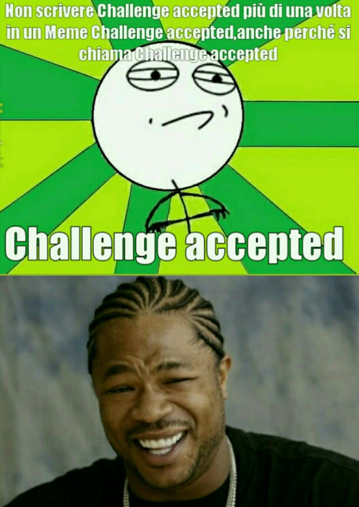 Challenge accepted - meme