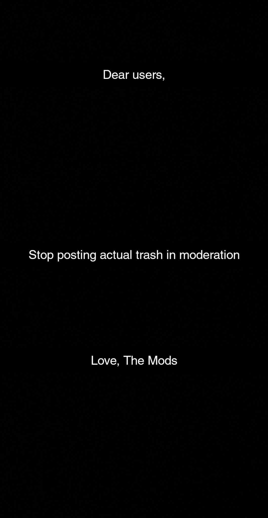 Love your mods - meme