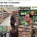 At the store