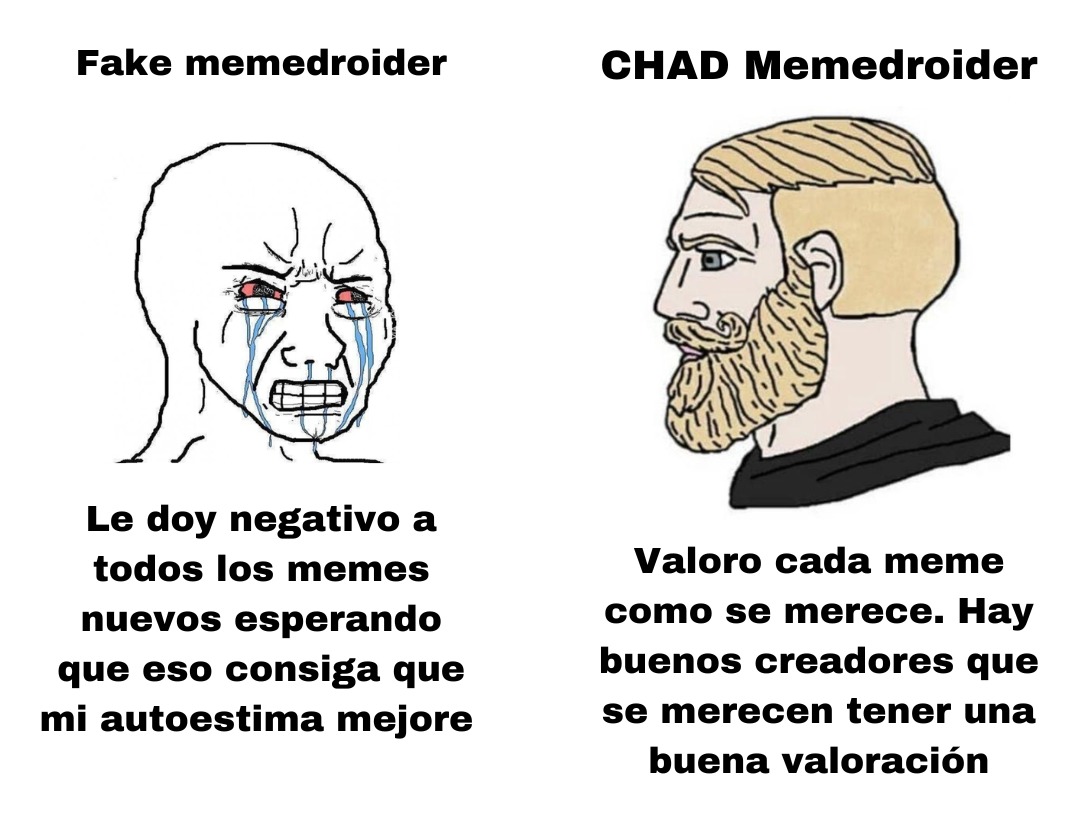 Yo pertenezco a la parte Chad - meme