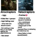 Velociraptor is best