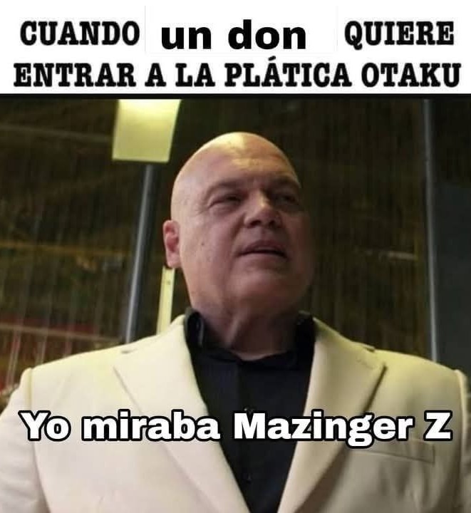 Cuando un señor intenta entrar en la conversación otaku - meme