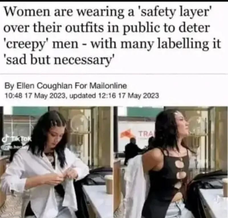 In other news, women rediscover underwear. - meme