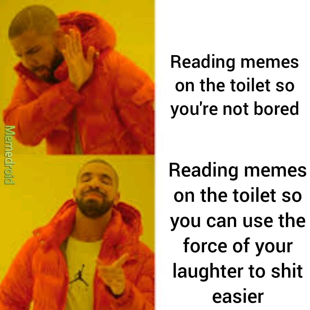 Sorry for low quality, I'm making this on the toilet - meme