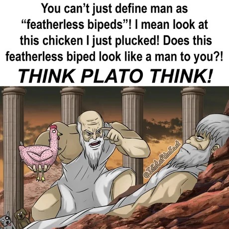 PLATO THINK - meme