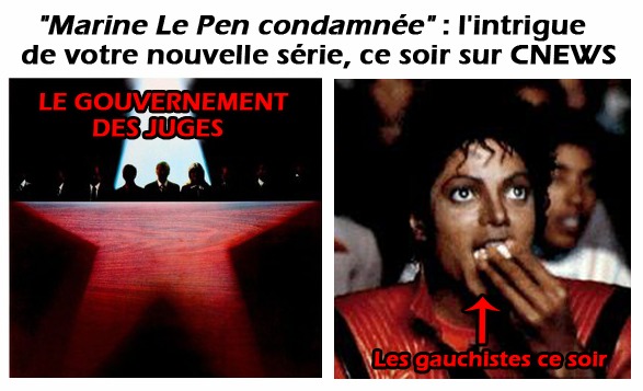 Marine Le Pen condamnée par la dictature islamo-gauchiste - meme