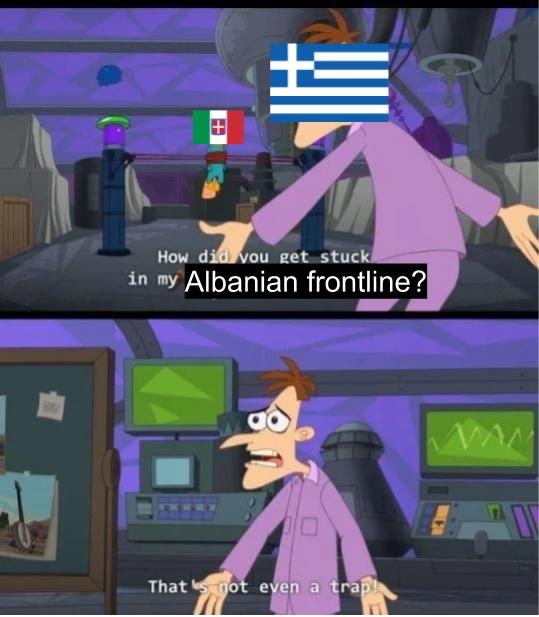 CALL TO ARMS BANNERS FLY IN THE WIND, FOR THE GLORY OF HELLAS - meme