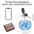 Things that dissappear the most