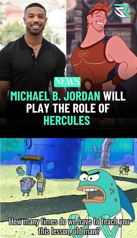 Bro Michael B.Jordan is a fine actor, but this is just not accurate - meme