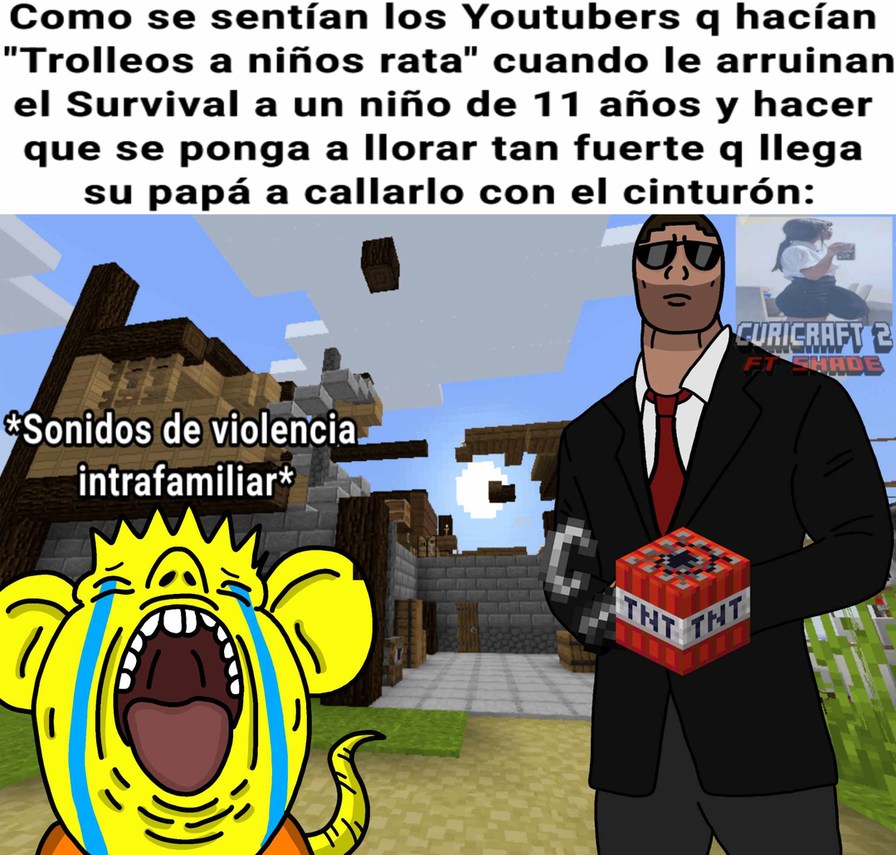 Ni siquiera los niños hacian nada malo :'( - meme