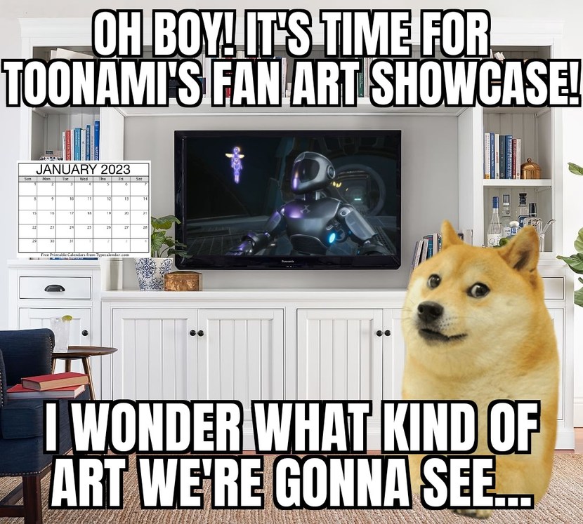Toonami FanArt January 2023 - meme