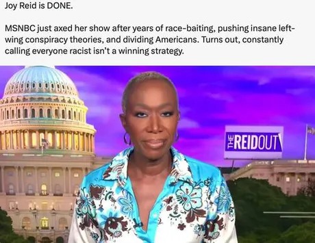 Joy Reid is done - meme