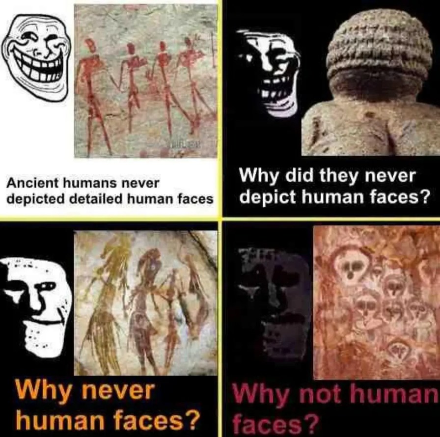 Dongs in a face - meme