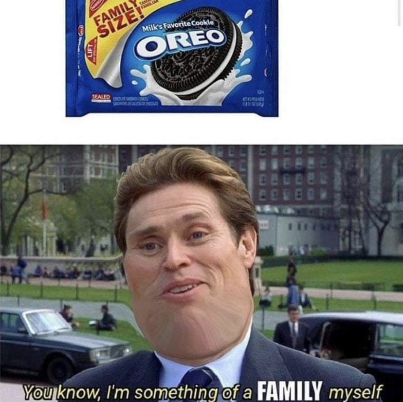 I identify as a family - meme