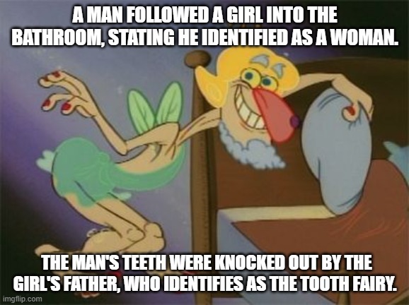 funny tooth fairy cartoon