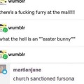 church sanctioned furry