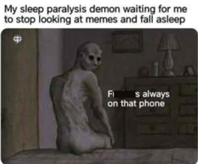 my demon will keep waiting forever - meme