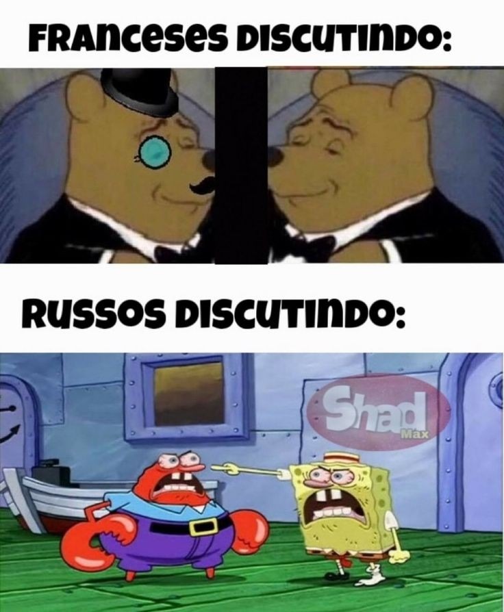 rusos discutiendo - meme