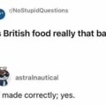 Is British food really that bad?